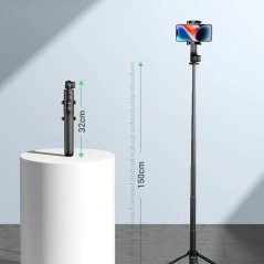 Ugreen Selfie Stick Tripod with Remote - Capture Perfect Moments Anywhere!